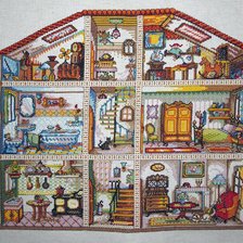 Оригинал схемы вышивки «кукольный домик..» (№163335)