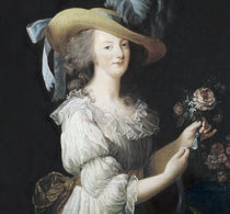 Виже-Лебрен Элизабет. Мария Антуанетта - портрет, девушка, женщина, лицо., люди - оригинал
