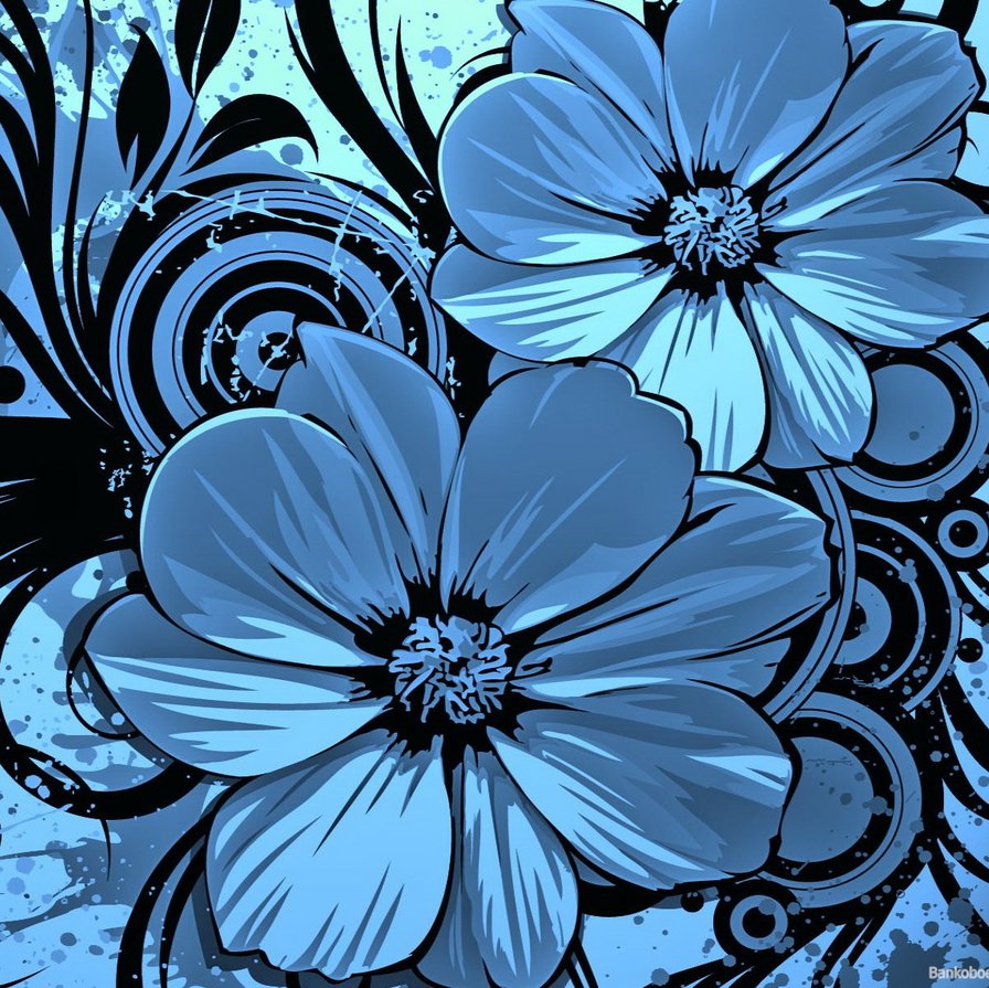 подушка Цветы - векторная графика, подушка - оригинал