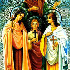 Оригинал схемы вышивки «Вера, Надежда, Любовь и мать их Софья» (№163924)