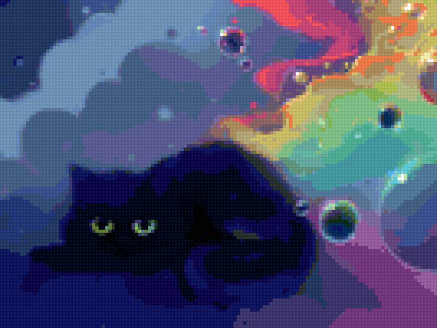 Картинка из сери "BLACK  KAT" - черный, кошка, животные, картинка, юмор, кот - предпросмотр