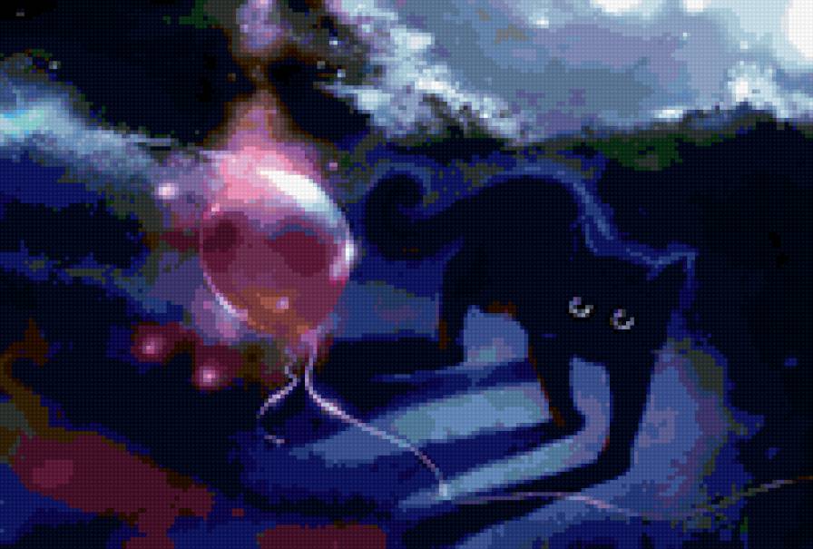 Картинка из сери "BLACK  KAT" - картинка, юмор, кошка, кот, черный, животные - предпросмотр