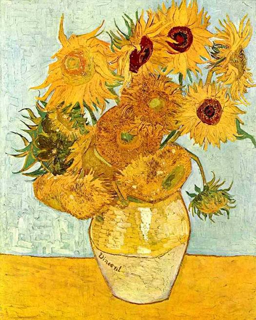 соняшники ван гог - живопис, подсолнухи, квіти - оригинал