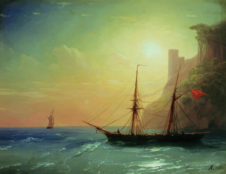 Берег моря - айвазовский, картина, живопись - оригинал