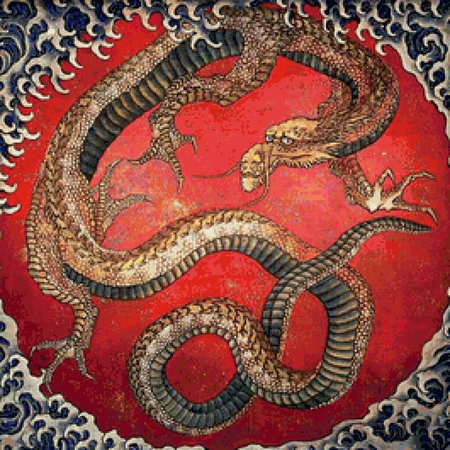 дракон - змея, дракон - предпросмотр