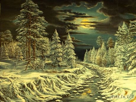 №167207 - лес, снег, зима - оригинал
