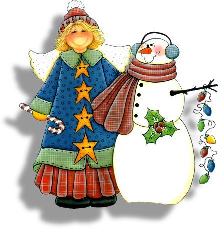 Снеговик 9 - зима, снеговик, новый год - оригинал