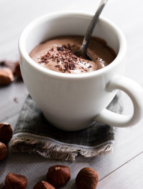 Серия "Кухня" Горячий шоколад с орехами - горячий шоколад, орехи, кухня, кофе - оригинал