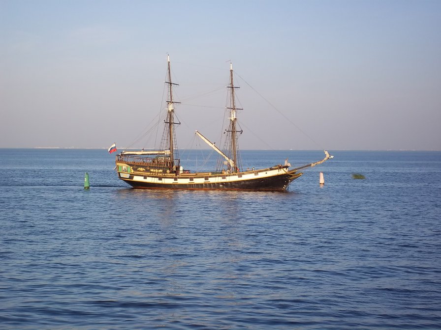 Парусник - паруса, корабль, море - оригинал