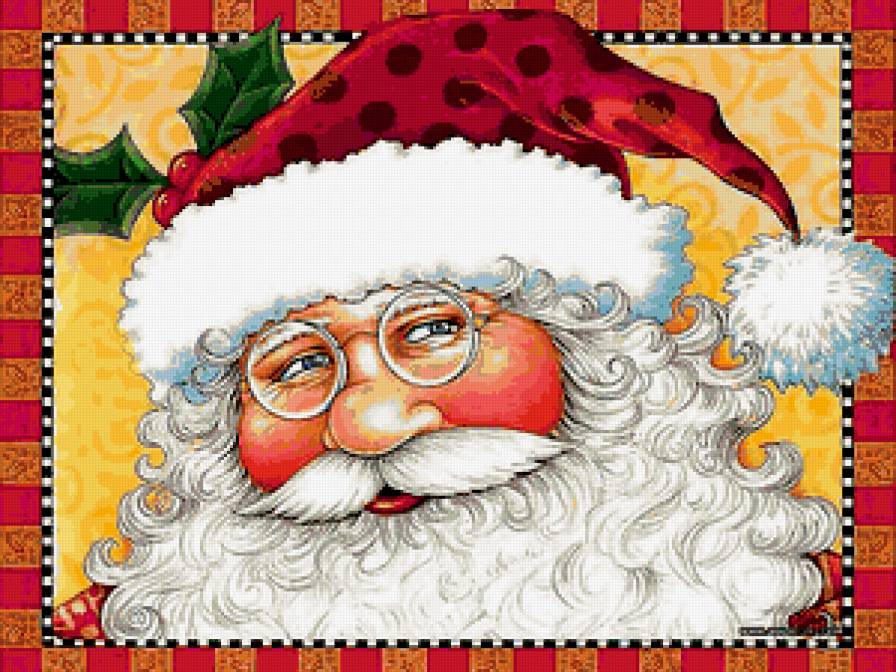 Добрый Санта - санта-клаус, дед мороз, новогоднее - предпросмотр
