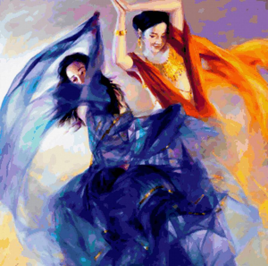 Ветер танца - девушки, танец - предпросмотр