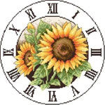 часы - цветы, подсолнух, время - оригинал