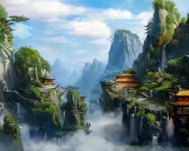 пейзаж - китай, горы - оригинал