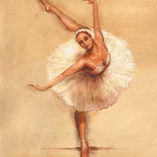 Оригинал схемы вышивки «Балерина» (№169613)