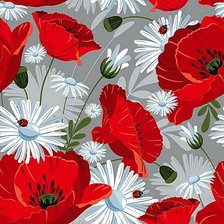 Оригинал схемы вышивки «Цветы для подушки» (№170423)