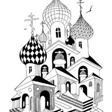 Оригинал схемы вышивки «монастырь» (№171244)