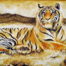 Оригинал схемы вышивки «Тигр. (мал)» (№171727)