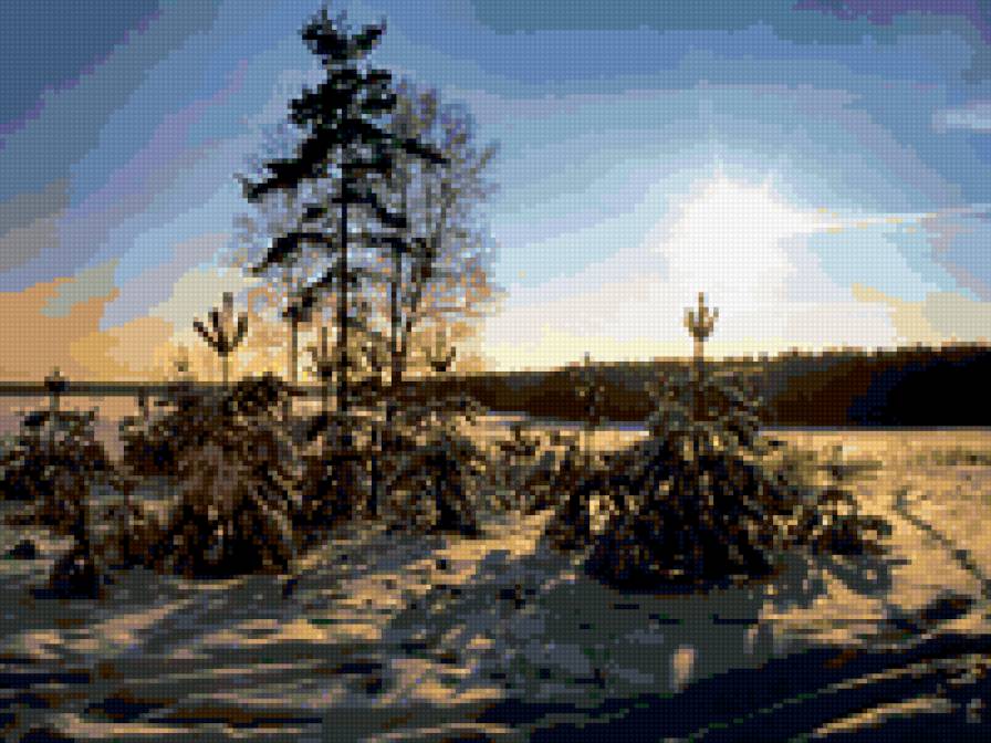 Зима - зима, елки, природа. пейзаж - предпросмотр