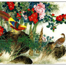 Оригинал схемы вышивки «китайские птицы» (№173796)