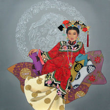 Оригинал схемы вышивки «Китайская принцесса» (№173860)