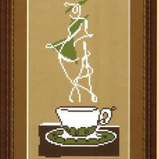 Оригинал схемы вышивки «кофе» (№174165)