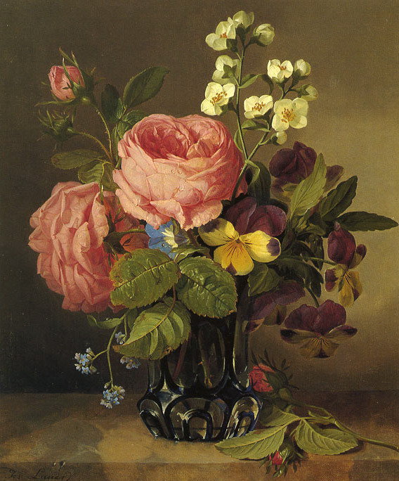 Розы - букет, ваза, розы, цветы - оригинал