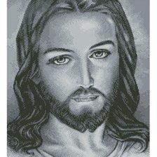 Оригинал схемы вышивки «иисус» (№175143)