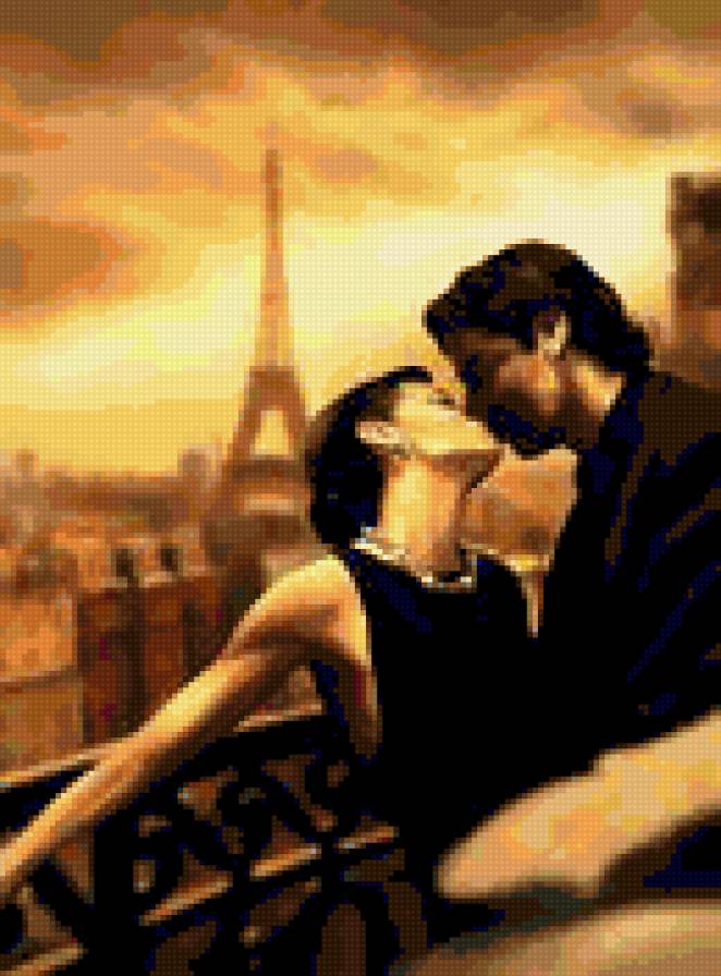 Paris amour - amour, франция, париж, любовь, paris, двое - предпросмотр