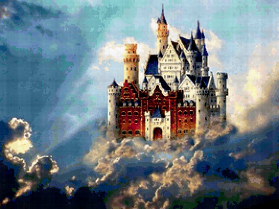 Замок Нойшванштайн - горы, замки мира, дворцы, замки, горный пейз - предпросмотр