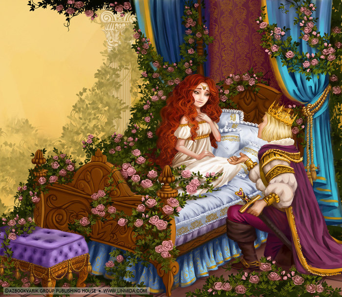 спящая красавица - сказка, любовь, романтика - оригинал