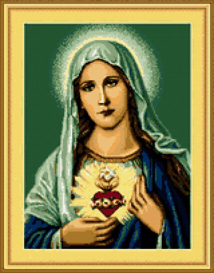 Дева Мария - икона - предпросмотр