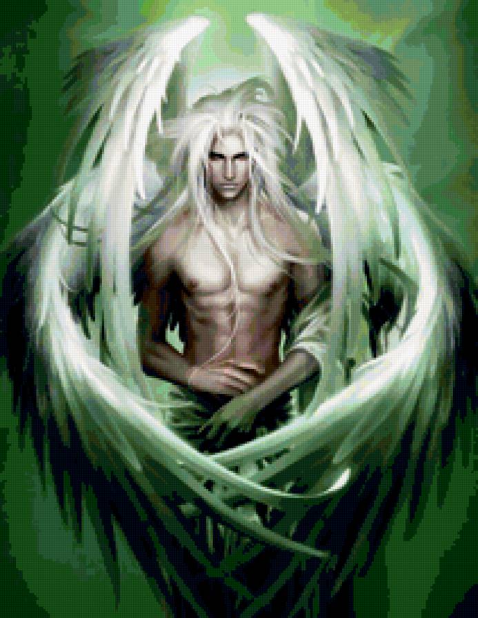 ангел - парень, юноша, ангел, фэнтази, крылья - предпросмотр
