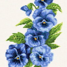 Оригинал схемы вышивки «цветы» (№177351)