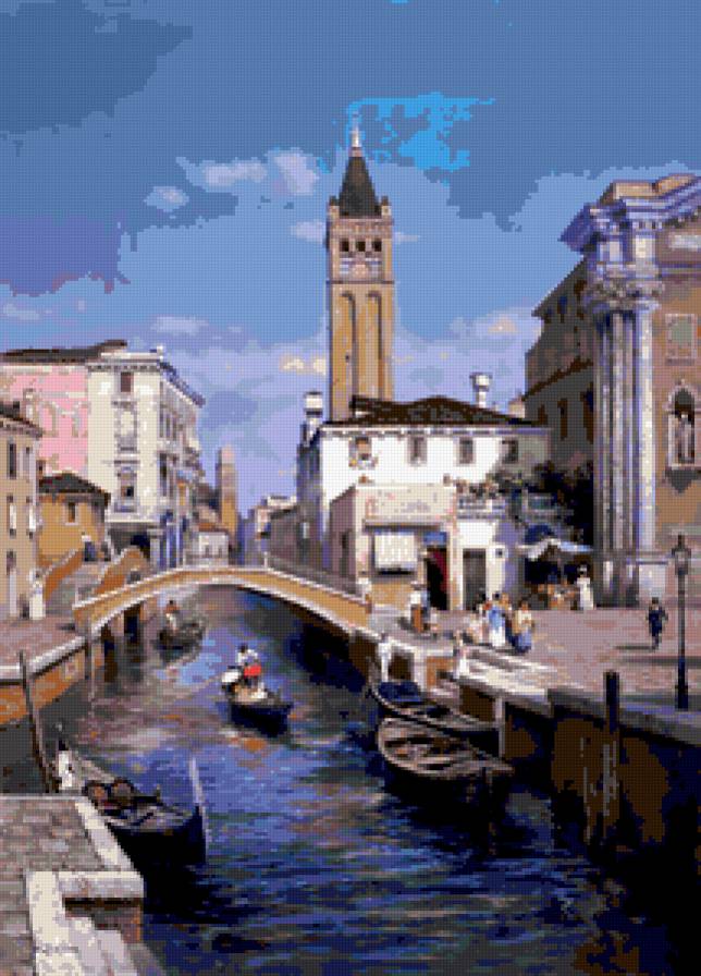 венеция - живопись, картина - предпросмотр