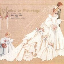 Оригинал схемы вышивки «свадьба» (№179590)