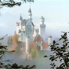 Схема вышивки «Замок в тумане»