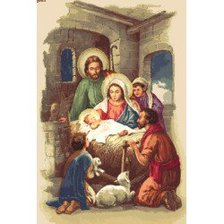 Оригинал схемы вышивки «рождество христово» (№180562)