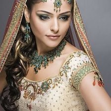 Схема вышивки «индийская красотка»