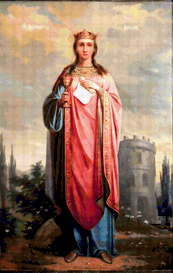 Святая Великомученица Варвара - икона - предпросмотр