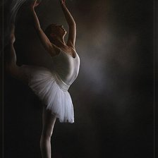 Оригинал схемы вышивки «балерина» (№181921)