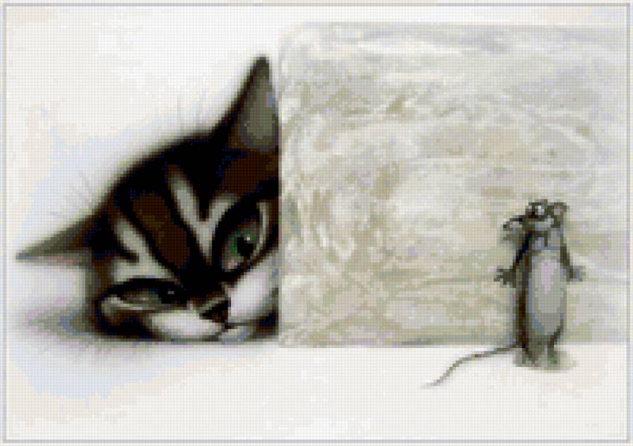 Кот - мышь, кот - предпросмотр