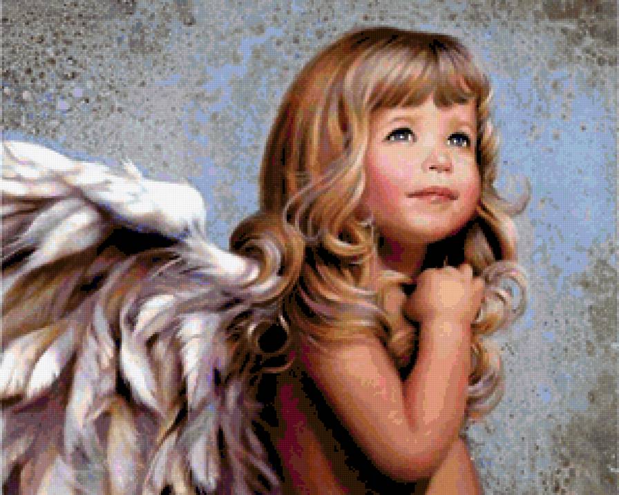 Ангел - ангел, крылья, малыши, дети - предпросмотр
