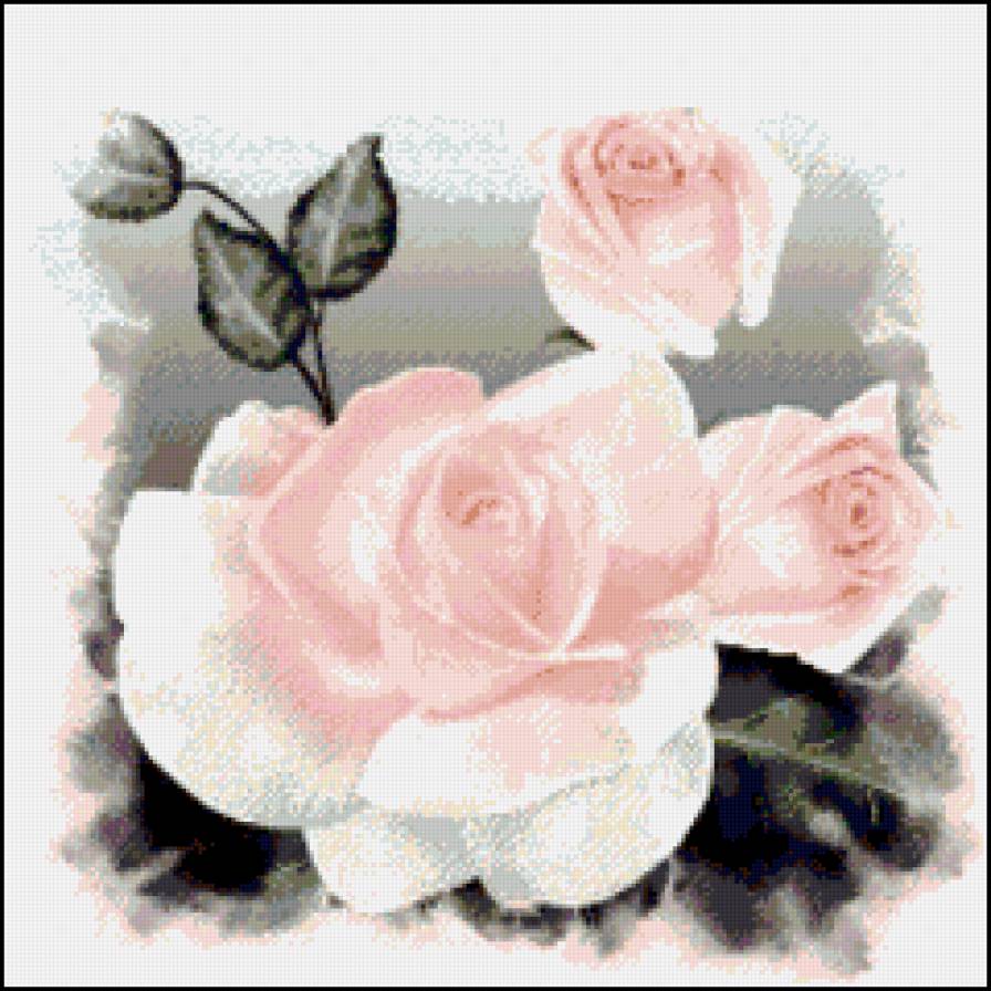 Белоснежка - природа, флора.розы.натюрморт.подушка, цветы, букет - предпросмотр