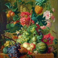 Оригинал схемы вышивки «Натюрморт с фруктами» (№183308)