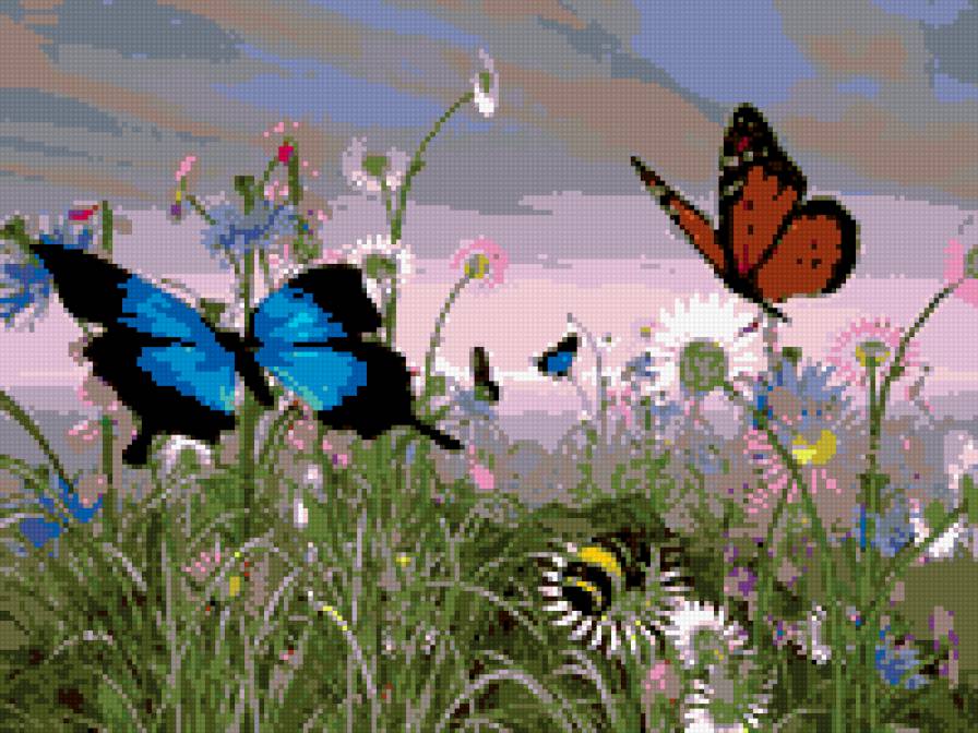 бабочки - бабочки, насекомые - предпросмотр