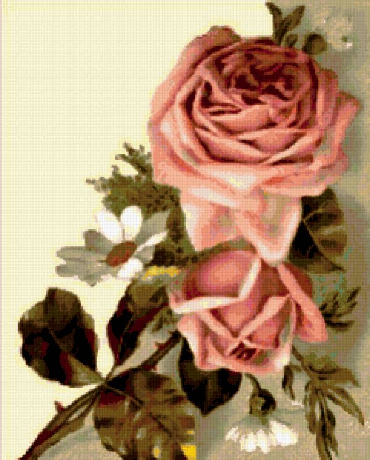 розы - розы, панно, цветы - предпросмотр