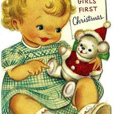 Оригинал схемы вышивки «Первое рождество» (№184952)