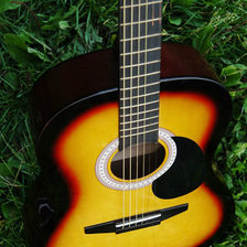 Оригинал схемы вышивки «гитара» (№185035)