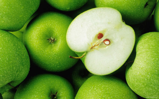 Яблоки - яблоки, для кухни, подушка, фрукты - оригинал