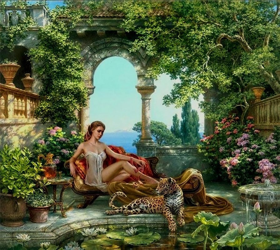 Сатаров - картина, красота, любовь, девушка, одиночество - оригинал